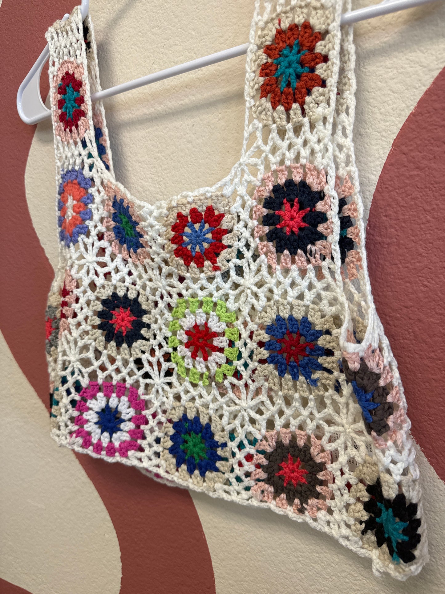Knitted Shirt Crop Top LG