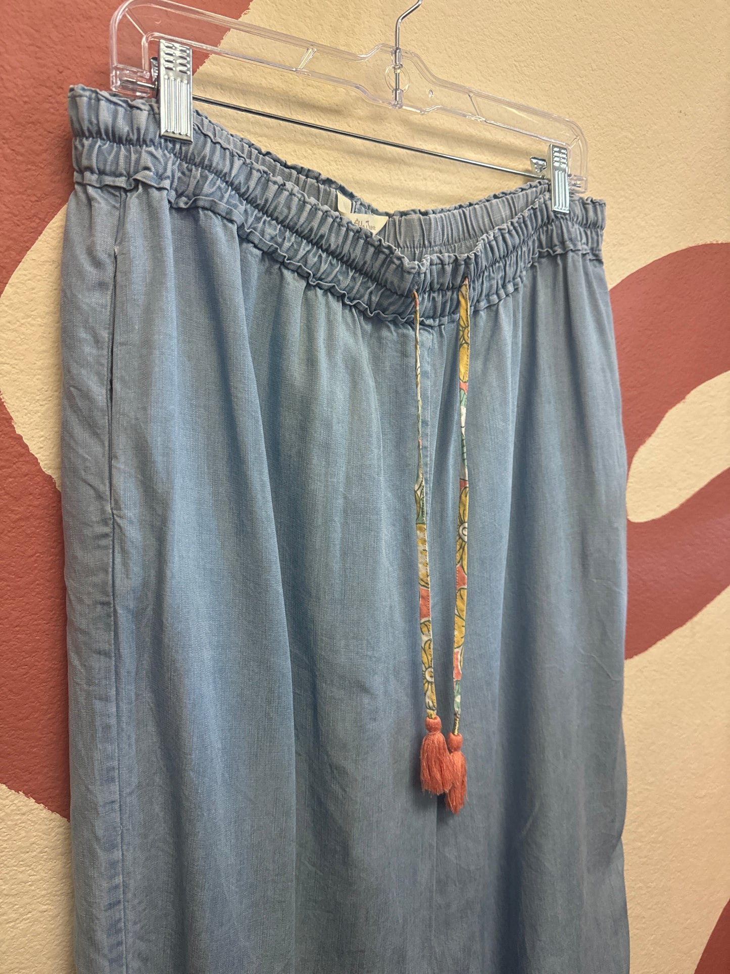 Casual Blue Pants