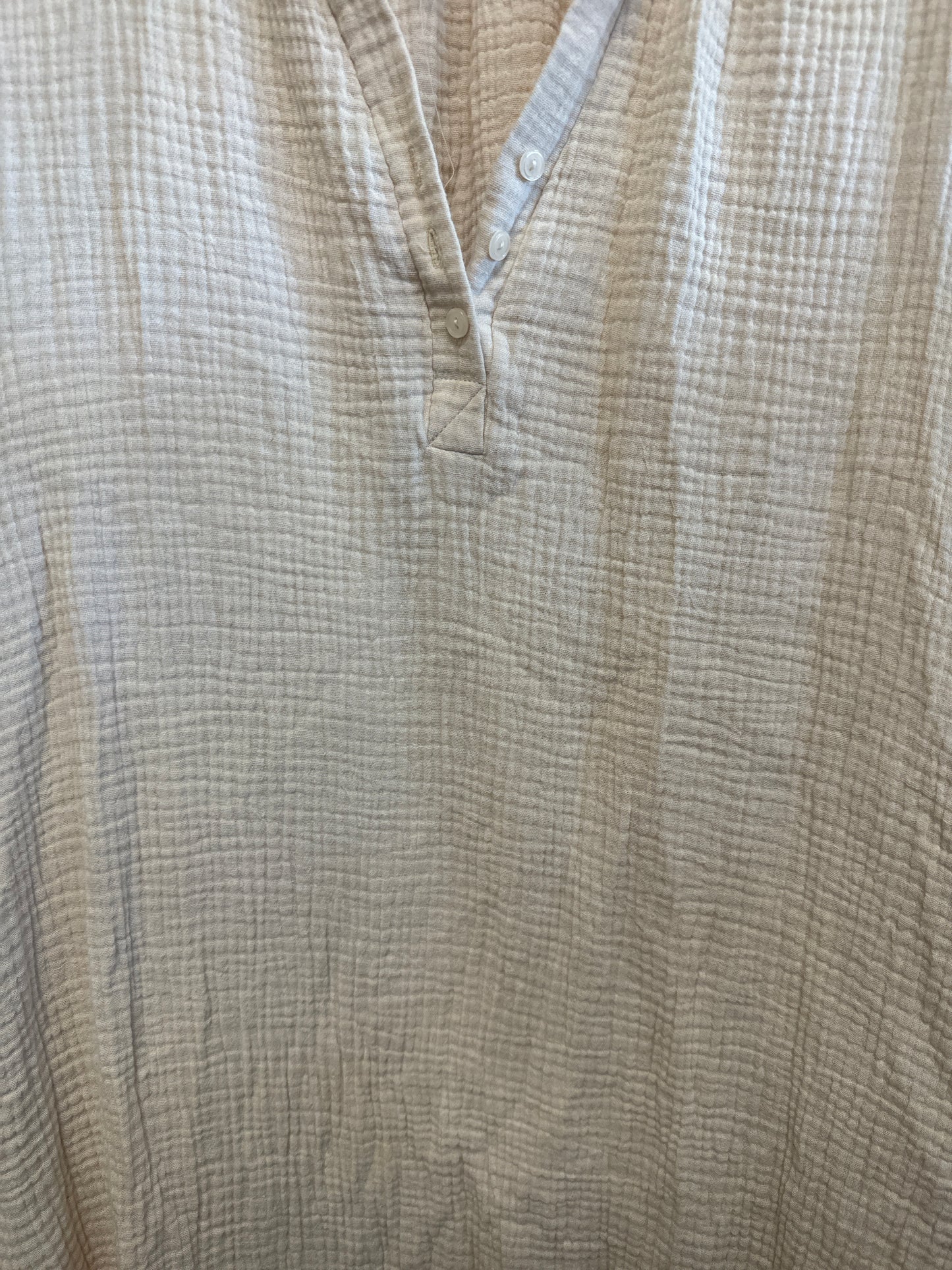 Linen Cotton Blend Dress