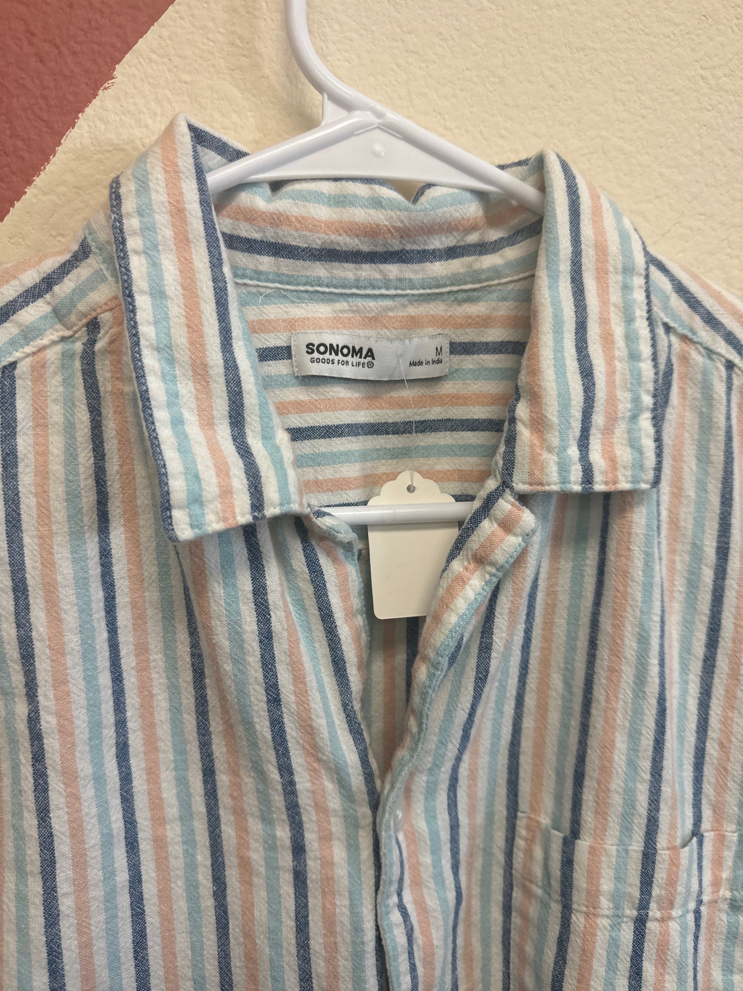 Sonoma Stipe Button Up