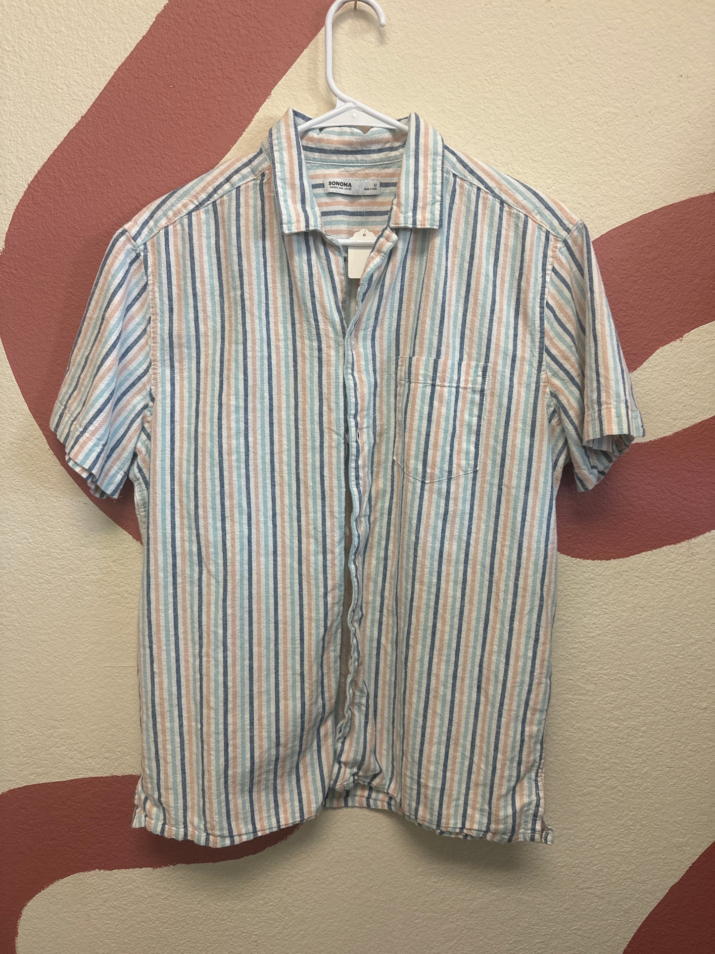 Sonoma Stipe Button Up