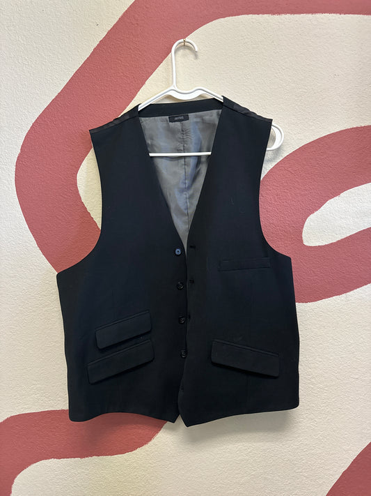 Black Formal Vest XL